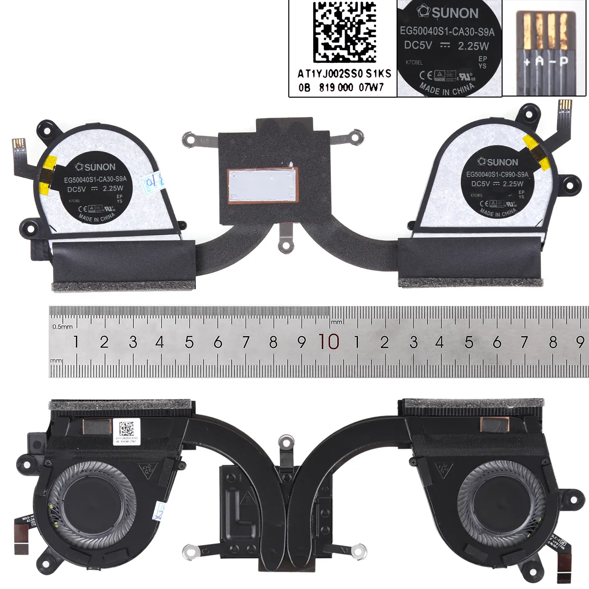 Picture of  Lenovo Yoga 720-13IKB CPU Heatsink（ORG）.